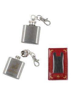 Petaca acero 1oz con imagen toro