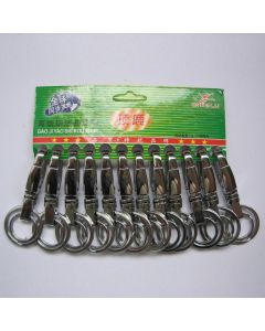 Llavero metalico dos aros