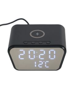 Reloj despertador digital con cargador inalambrico