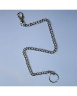 Llavero de cadena blanca 48cm