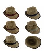 Gorro de paja con agujero