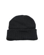 Gorro en punto negro