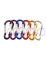 Set 12 Llaveros mosquetones 7 cm