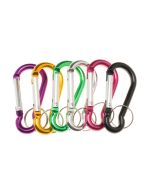 Set 12 Llaveros mosquetones 8 cm