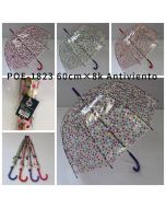 Paraguas automatico transparente POE-1823