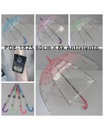 Paraguas automatico transparente POE-1825